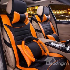Super Cool Classic Colors Matching Pattern Car Seat Cover