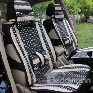 Concise Style Ice Silk Material Two Colors Car Seat Cover