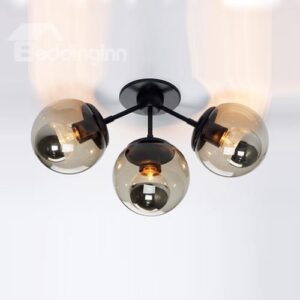 High Classic Wonderful 3-Heads Flush Mount