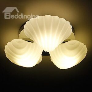 Beautiful Sea Shells High Quality Flush Mount