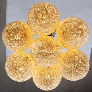 Pretty Ball Shape Alloy 7-Heads Pendant Lights