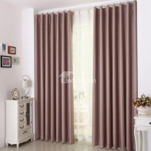 New Concise Style Practical Light Insulation Grommet Top Curtain