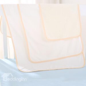 Cozy and Comfortable Bamboo Fiber Material Solid Color Baby Blanket
