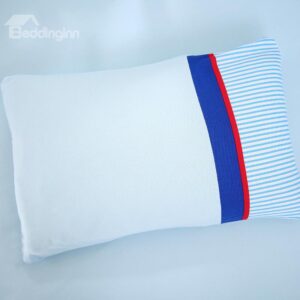 Health Care Buckwheat Shell Fillings Colored Stripes Baby Pillow