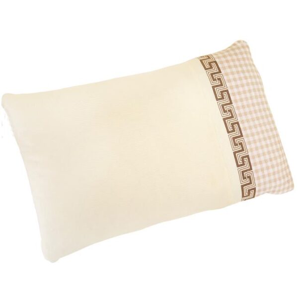 Light Yellow Stripes Squares Super Soft and Comfortable Baby Pillow
