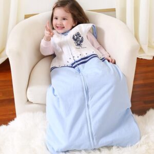 Thicken Style Combination of Blue and White Soft Baby Sleeping Bag