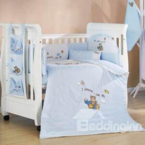 Fantastic Sunshine Bear Printing 12-piece Crib Bedding Sets