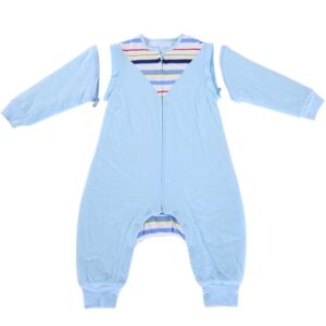 Long Sleeve Style Bright Color Stripes Baby Sleeping Bag