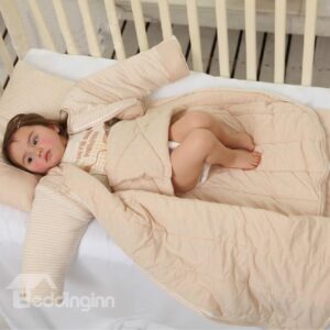 Thicken Belly Band Rainbow Print Natural Colored Cotton Baby Sleeping Bag