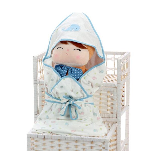 Novel Dolphin Printing Full Cotton Baby Sleeping Bag