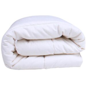 Warm White Natural Colored Cotton Baby Quilt