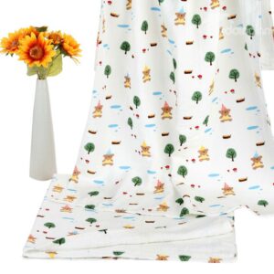 Novel Adorable Tree Bear Printing Baby Blanket
