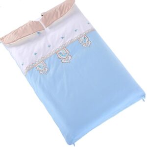 Flowers Painting Blue and White Baby Bedding Bag