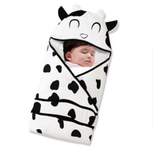 New Arrival Lovely Cow Shape Cotton Baby Sleeping Bags