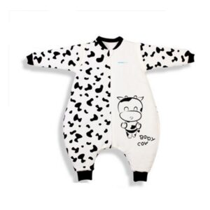 High Quality Bamboo Fiber Lovely Cow Print Baby Sleeping Bags