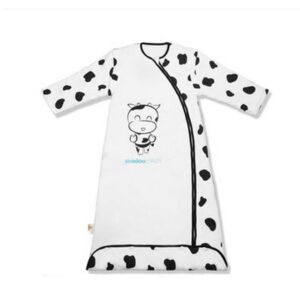 Autumn and Winter Bamboo Fiber Lovely Cow Print Baby Sleeping Bags