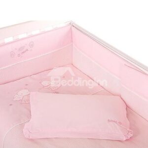 High Quality Romantic Pink Concise Baby Pillow