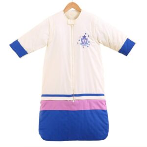 Extended Style Sky Blue Border Baby Sleeping Bag