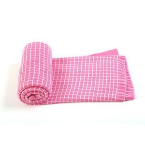 Top Selling Classic Bamboo Fiber Pink Baby Blanket