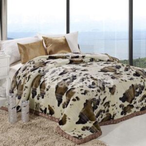 Thick Style New Zealand Fashion Pattern Warm and Comfortable Blanket