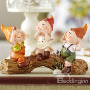 Popular Fantastic Resin Three Nots elves Suspending Doll