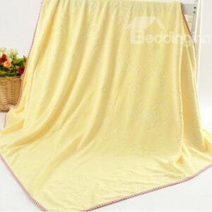 Fluffy Adorable Bear Pattern Bath Towel for Baby