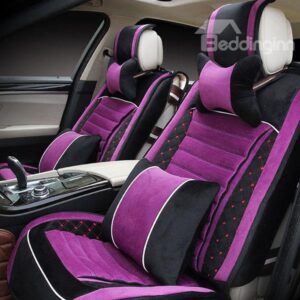 Super Soft and Warm Combination of Two Colors Car Seat Cover