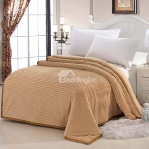 Solid Color Short Plush Material Super Soft Thicken Blanket