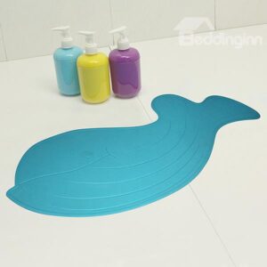 Creative Cartoon Whale Pattern Rubber Bath Rug