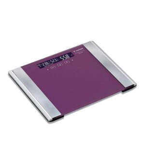 Fashion Graceful Purple Tempered Glass Weight Scale