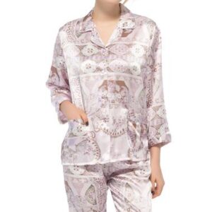 Best Selling Wonderful Two Handy Pockets Silk Pajamas