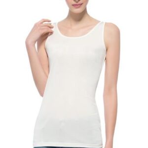 Top Quality Wide Strap Lengthened Bottom Silk Camisoles