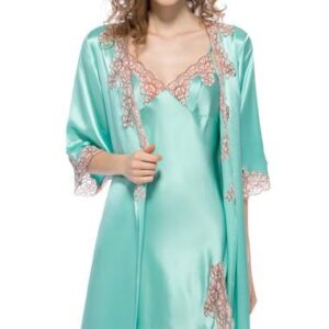 New Arrival Wonderful Mulberry Silk Robe Set