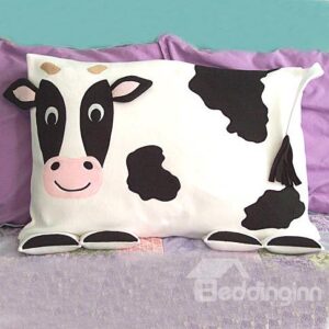 Cute and Lovely Cow Shape Pattern Comfortable Throw Pillow