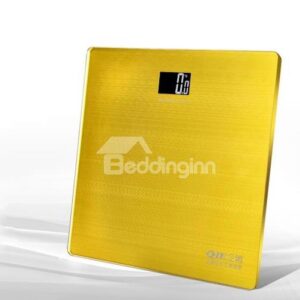 Fashion Luxury Gold Color Concise Image Square Weight Scale
