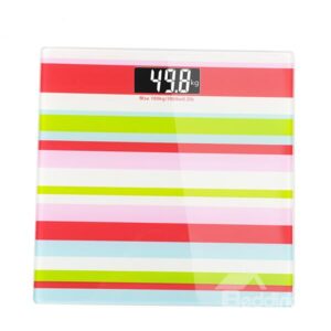 Chic Contemporary Stripe Pattern Accurate Weight Scale