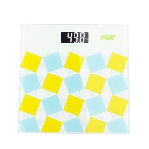 Adorable Colorful Plaid Pattern Digital Weight Scale