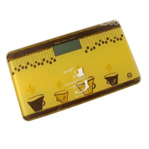 Leisurely Coffee Time Print Accurate Digital Weight Scale