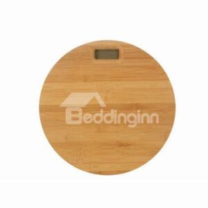 Unique Bamboo Material Digital Round Weight Scale