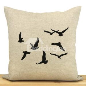 Amazing Gorgeous Wild Goose Pattern Throw Pillow