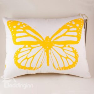 Concise Style Beautiful Butterfly Pattern Throw Pillow