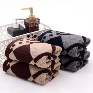 Super Comfy Classical Plaid Full Cotton Towel