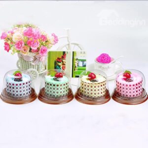 Attractive Mini Birthday Cake Fold Cotton Towel
