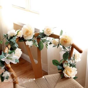 Pretty 1-Piece Simulation Flower Vine for Christmas Decoration