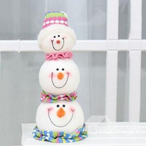New Style Top Quality 40cm 1-Piece Christmas Piled Snowman