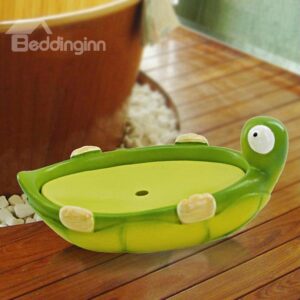 Adorable Creative Tortoise Style Resin Soap Box
