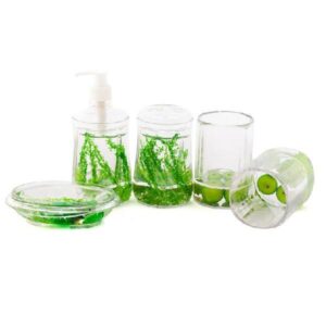 Amazing Plant Fruit Acrylic 5-piece Bathroom Accessories