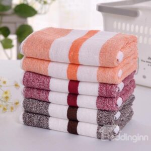 Chic Concise Fabuloua Colorful Stripe Cotton Towel