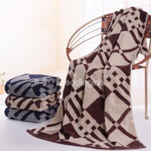 Super Comfy Absorbant Plaid Cotton Bath Towel