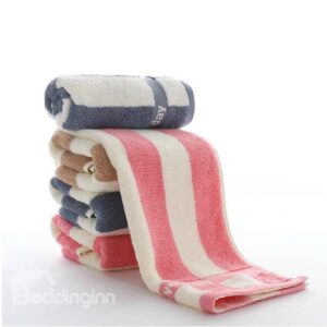 Chic Stripe Skincare Soft High Quality Towel